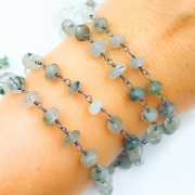 Green Rutile Oxidized Wire Chain